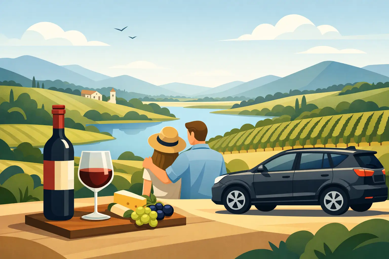 Coal River Valley Wine Tour, Done Privately
