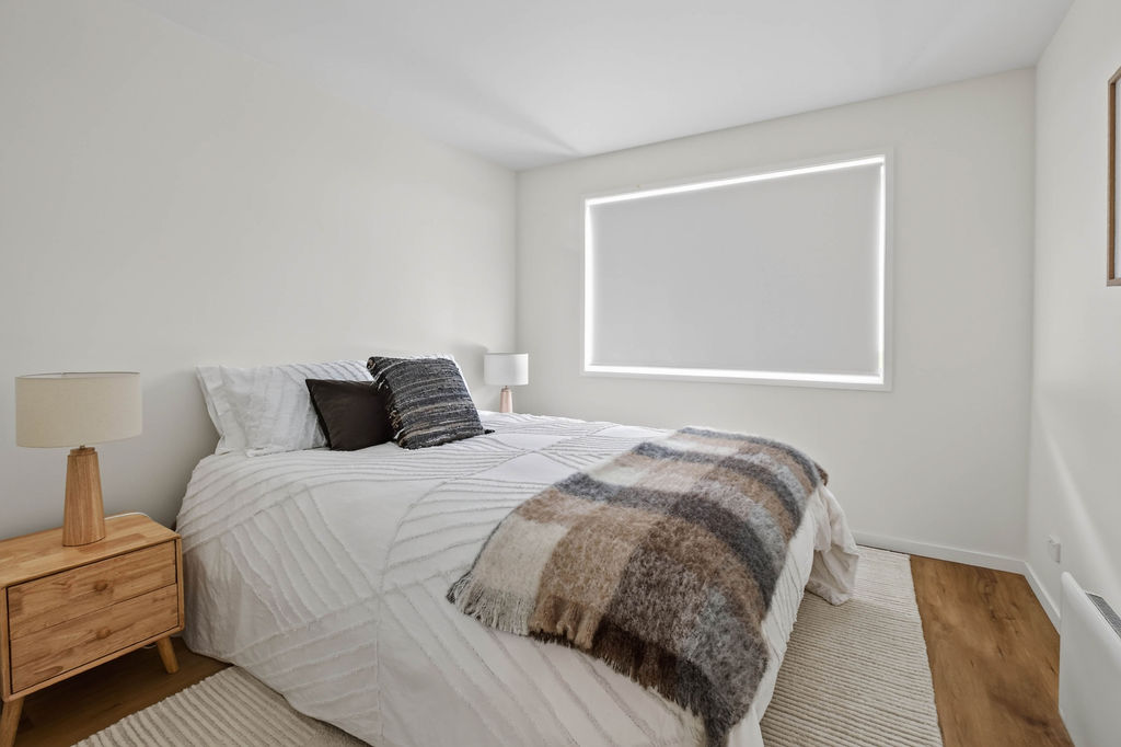 Two-bedroom apartment: Bedroom one
