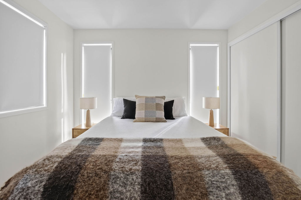 Two-bedroom apartment: Bedroom two - front view