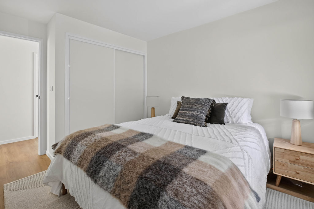 Two-bedroom apartment: Bedroom two - side view